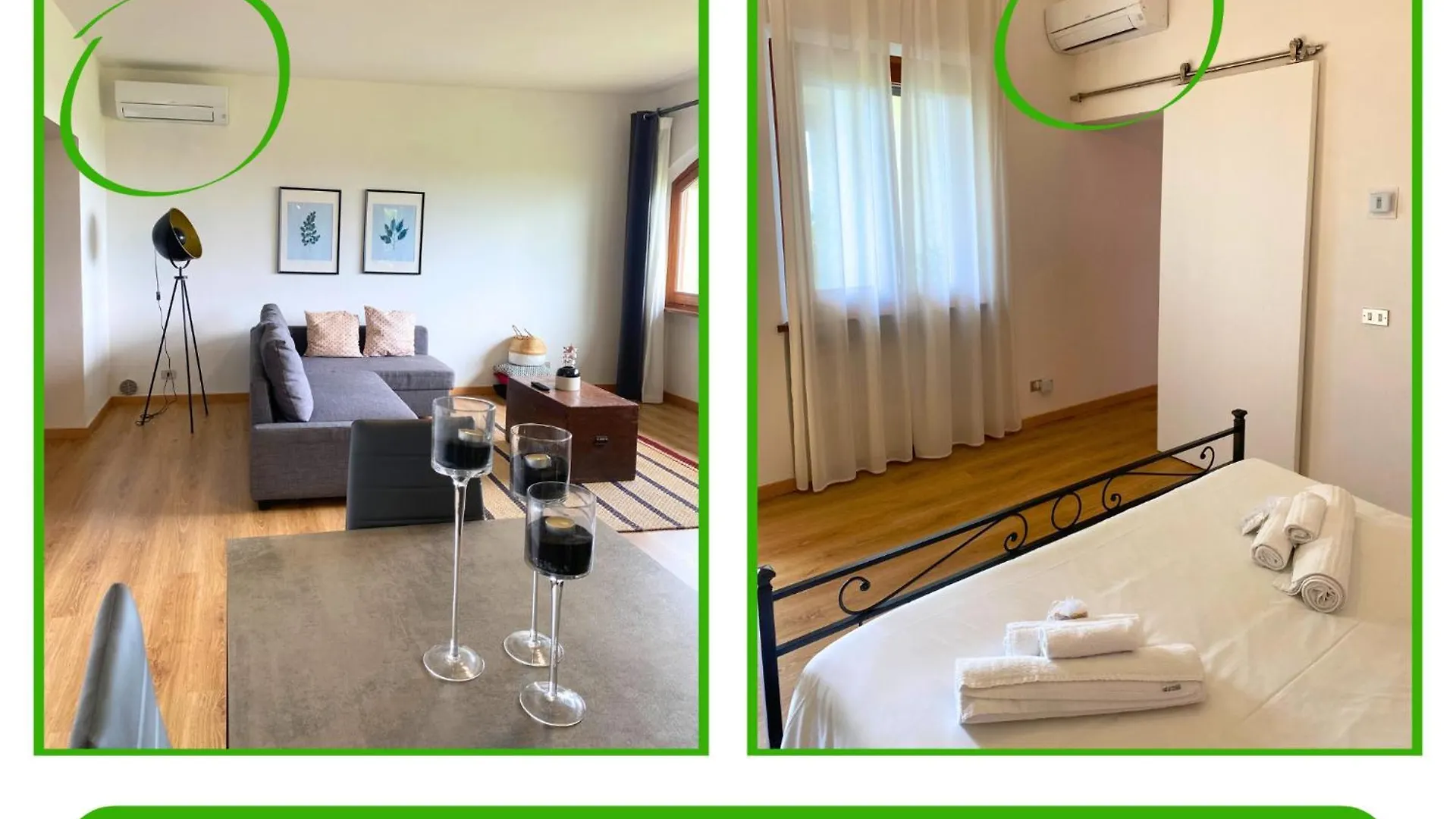 Spacious Apartment With Garden & Air Conditioning - La Grande Finestra Chiusi